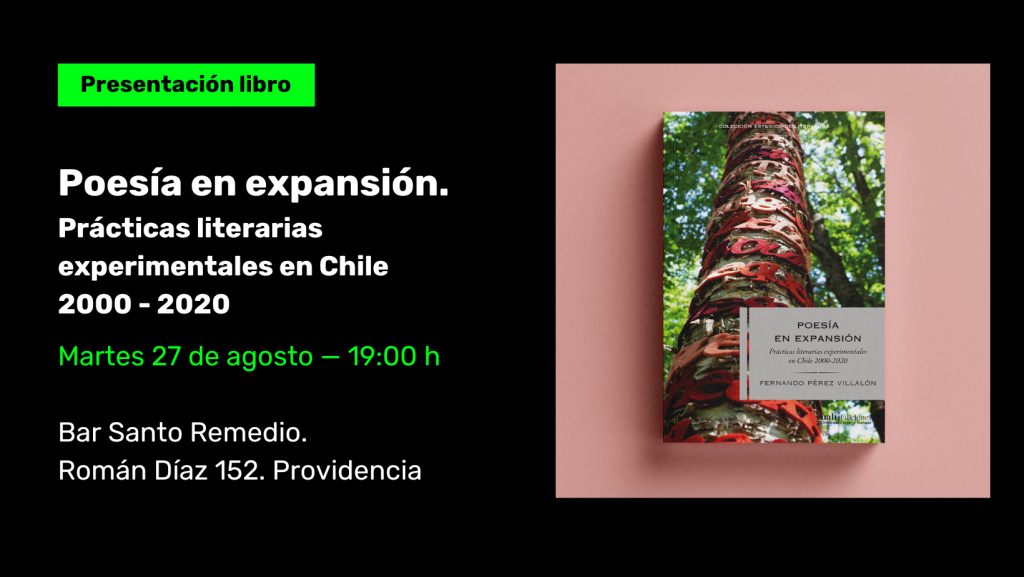 Lanzamiento | Poesía en expansión. Prácticas literarias experimentales en Chile 2000 &#8211; 2020